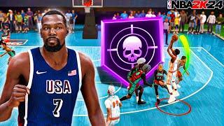 Team USA Kevin Durant is a WALKING BUCKET in REC on NBA 2K24