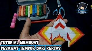 Tutorial Membuat Pesawat Tempur dari Kertas  Hand Made