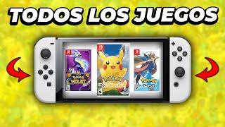 TODOS los JUEGOS de Pokémon para Nintendo Switch 