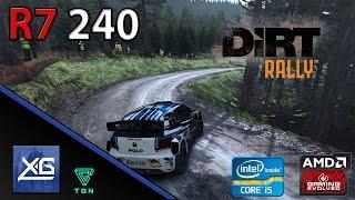 Dirt Rally On AMD Radeon R7 240 2GB DDR3  768p  HIGH  FPS - TEST