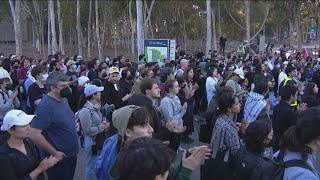 University of California unionized workers authorize leadership to call for a strike over protests