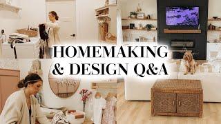 HOMEMAKING Q&A  thrifted home decor chatting design and homemaking habits