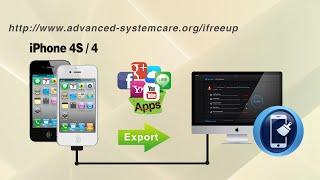 iFreeUp How to Export Apps from iPhone 4S4 to Computer without iTunes