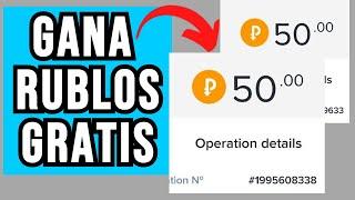  116 RUBLOS GRATIS HOY MISMO  Ganar rublos fácil por internet 