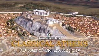 Virtual tour in ancient Athens 5th century BC - 3D reconstruction