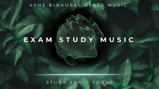 Exam Study Music - 40Hz Gamma Binaural Beats Brainwave Music for Improved Memory