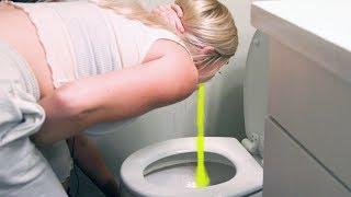 girls pee out of their mouths