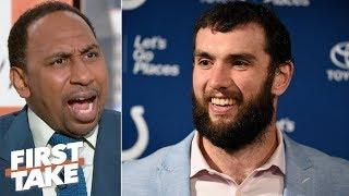 Blame Andrew Lucks retirement on Colts owner Jim Irsay - Stephen A.  First Take