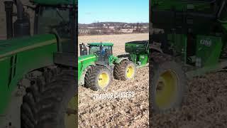 John Deere 9510R on LSW wide tires  #farmequipment #harvestingmachine