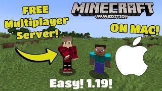 HOW TO HOST A FREE MULTI-PLAYER MINECRAFT SERVER FOR 1.19 ON MAC  Tutorial