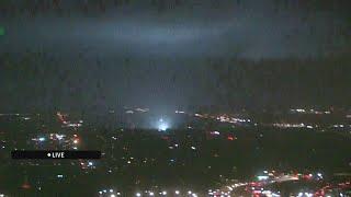 Power flashes in parts of Dallas County under tornado warning