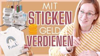 Business mit STICKEN? JA Welche Stickmaschine brauche ich? welchen Großhändler? Tips & Erfahrung