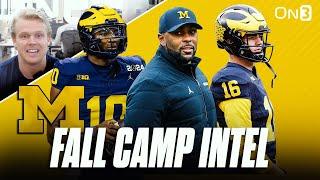 INTEL From Michigan Wolverines Fall Camp  QB Battle ELITE Defense Sherrone Moore Entering Year 1