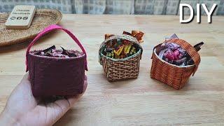 DIY Basket Fabric  Easy sewing  Mini Basket