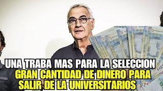 POBRE BILLETERA EL DINERAL QUE FOSSATI DEBE PAGARLE A LA U PARA IRSE LIBRE A LA BICOLOR