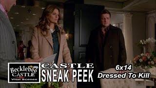 Castle 6x14 Sneak Peek #2 Dressed To Kill officially released SP Castle & Beckett with Matilda