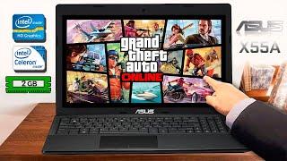 Запустил GTA Online со всеми DLC на очень слабом ноутбуке с 2гб ОЗУ