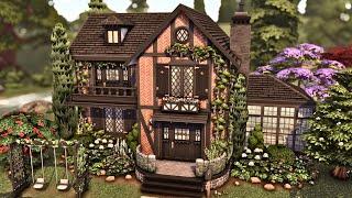 Dark Rustic Family Home  The Sims 4 Speed Build  No CC