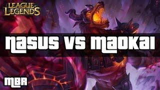 Infernal Nasus Vs Maokai Grasp Of The Undying - Ranked - League Of Legends - HD