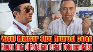 YUSUF MANSUR KETAR KETIR ‼️ BMT DARUSSALAM DI POLISIKAN TERKAIT DOKUMEN PALSU ‼️