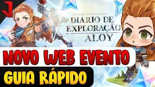 NOVO WEB EVENTO - DIÁRIO DE EXPLORAÇÃO DA ALOY GUIA COMPLETO  GENSHIN IMPACT