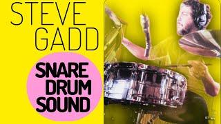 How To Get Your SNARE DRUM Sounding Like STEVE GADD Tutorial 2023.