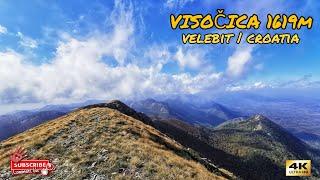 HIKING TRAILS  Visočica 1619m  Velebit - Croatia 4K