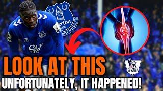 TRAGEDY IT WAS WARNED PLAYER DIDNT TAKE IT SERIOUSLY UNFORTUNATELY IT HAPPENED. EVERTON FC NEWS