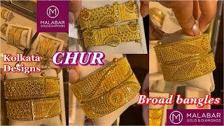 Special request  Kolkata Chur bangle designs  Kundan gold bangle from Malabar  Chur