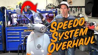 Refurbishing the Complete Speedometer System on a Vespa ET Scooter