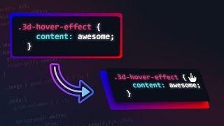 3D Tilting Card Effect with Mouse Tracking  HTML CSS & JS