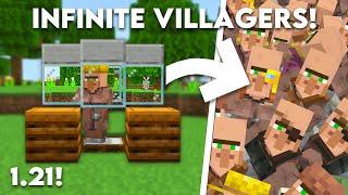 Minecraft EASY Infinite Villager Breeder in Bedrock 1.21 MCPEXboxPS4Nintendo SwitchWindows10