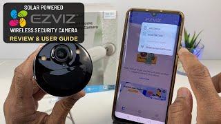 EZVIZ CB3 Review  Wireless Security Camera CS-CB3  Solar Panel Powered  Alexa Google Assistant