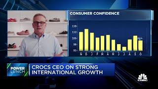 Crocs CEO Andrew Rees on stock surging after record earnings