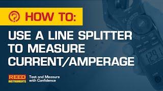 How To Use a Line Splitter to Measure CurrentAmperage