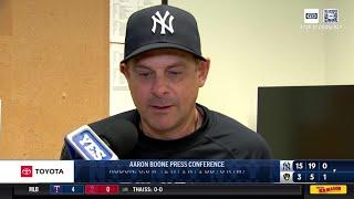 Aaron Boone on the Yankees big win Rodóns strong outing