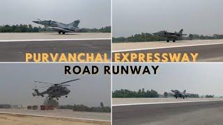 IAF Aircraft Landed on Purvanchal Expressway  Road Runway Demo