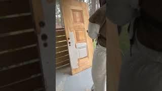 Sandblast door