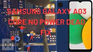 Samsung galaxy A03 core No power dead fix  how to fix Samsung galaxy A03 core No power problem