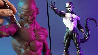 Sculpting BLACK FRIEZA  Dragon Ball Super - Timelapse