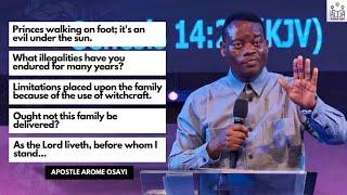 REVIVE YOUR FAMILY WITH THIS 12 MINUTES PRAYER IF YOU NOTICE THESE 5 PROBLEMS - APOSTLE AROME OSAYI