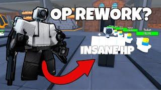 NEW REWORKED ENGINEER SHOWCASE OP? Toilet Tower Defense Roblox