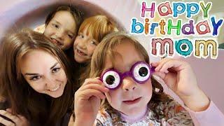 BiRTHDAY SURPRiSE for JENNY  Family Party in a Fort and Disneyland stories with Adley Niko & Navey