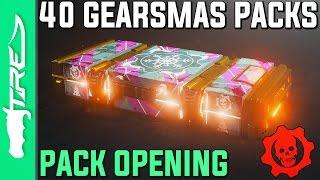 GEARS OF WAR 4 GEARSMAS - Gears of War 4 Gear Packs Opening - 40 GEARSMAS PACKS Gear Packs