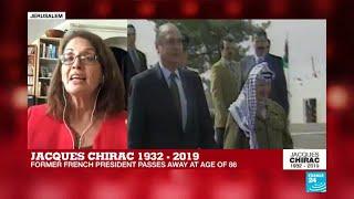 How was Jacques Chirac seen in Israel?