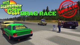 DRAG RACE and NEW DRAG CARS - My Summer Car Update #26  Radex