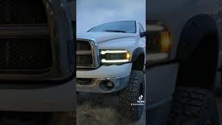 3rd Gen Dodge Ram 2500 Full LED Sequential Turn Signal Quad Projector Headlights Upgrade