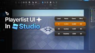How To Make A Player List UI In Roblox Studio