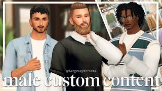 Male Maxis Match Custom Content for The Sims 4 100+ links  CC Shop With Me