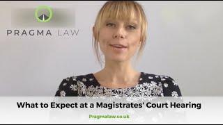 Magistrates Court Hearings for Driving Offences - What to Expect at your First Hearing Pre-Covid